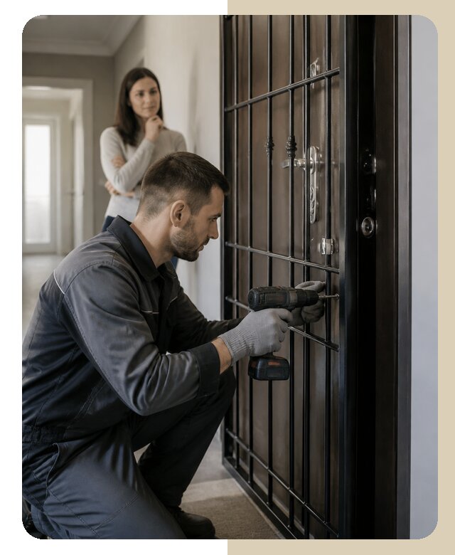 Установка решеток на двери в Тамбове от 4569 р. | ДвериЛегко-Тмб